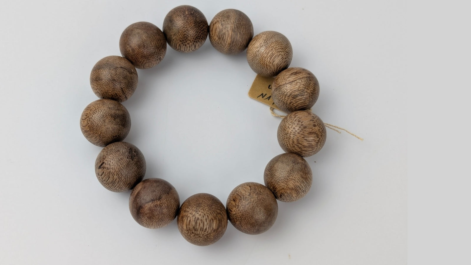 BF1825 - Vietnamese Wild Agarwood Bracelet 25g 18mm 13 beads
