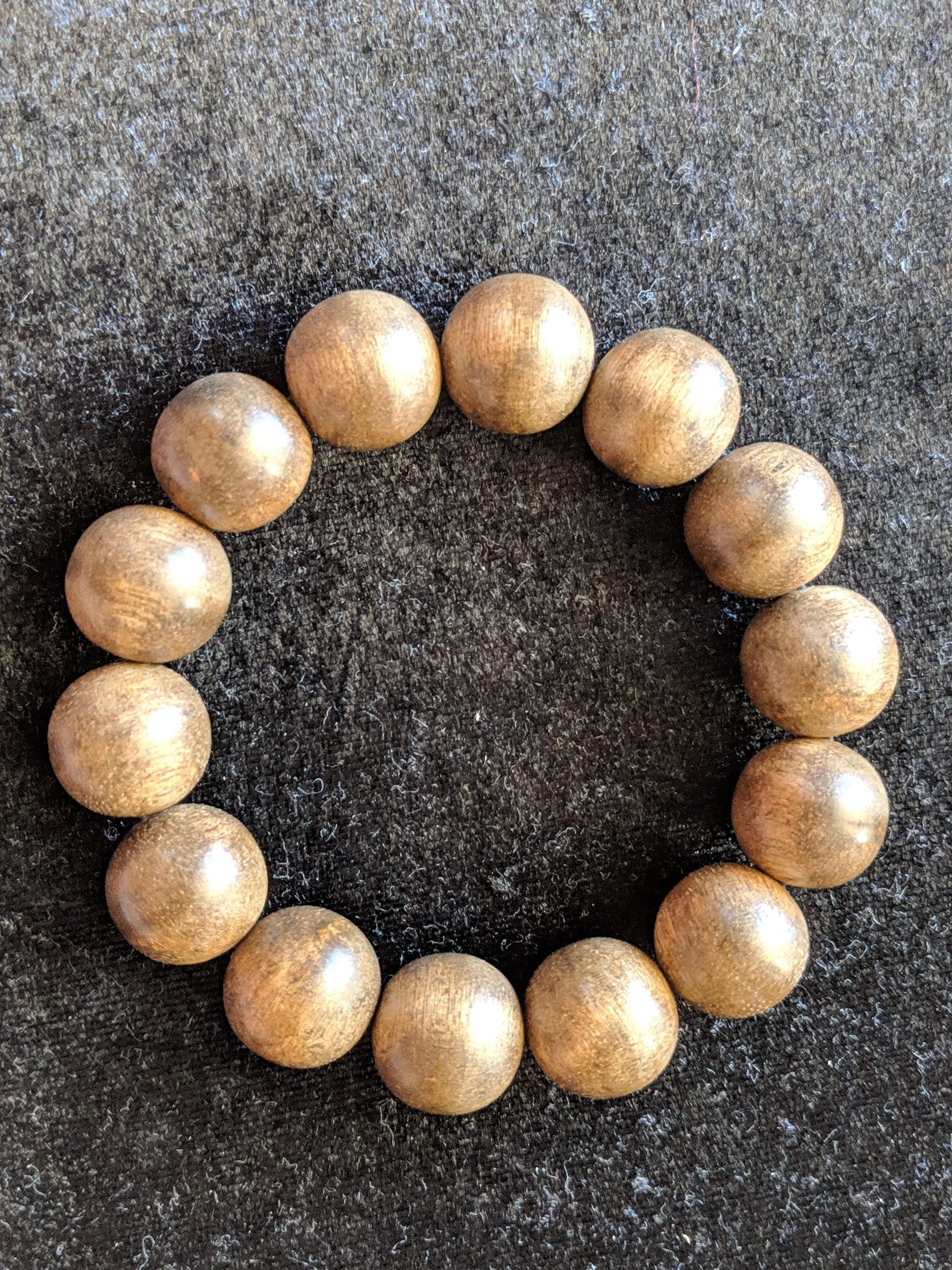 The Little Borneo Wild Agarwood Bracelet 19g,14 beads 16mm -