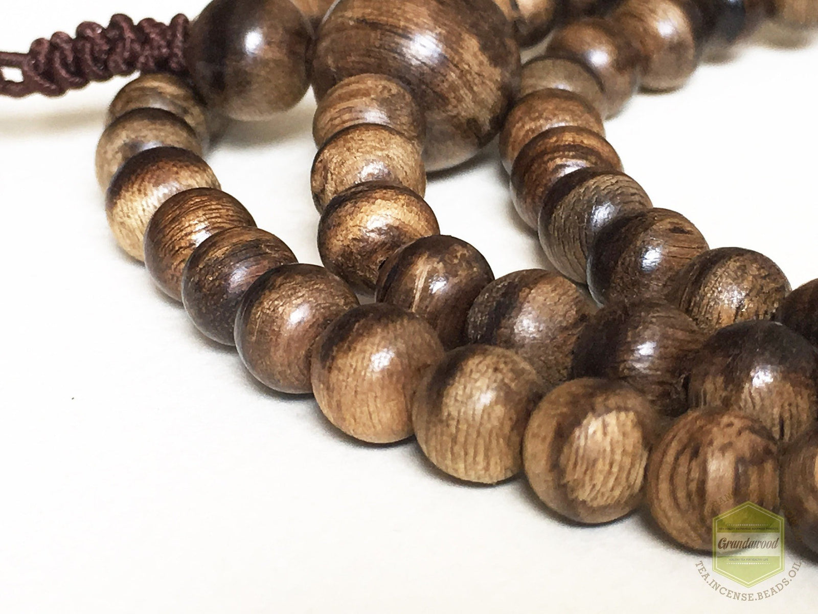 SOLD- Wild Indonesia Mala Beads 6mm 108 -