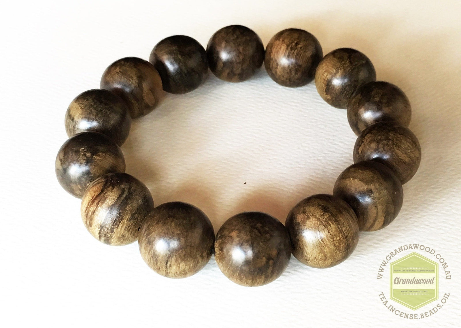 The Fortunate Charm-Indonesia Borneo Wild Dark Bracelet circa 27g -