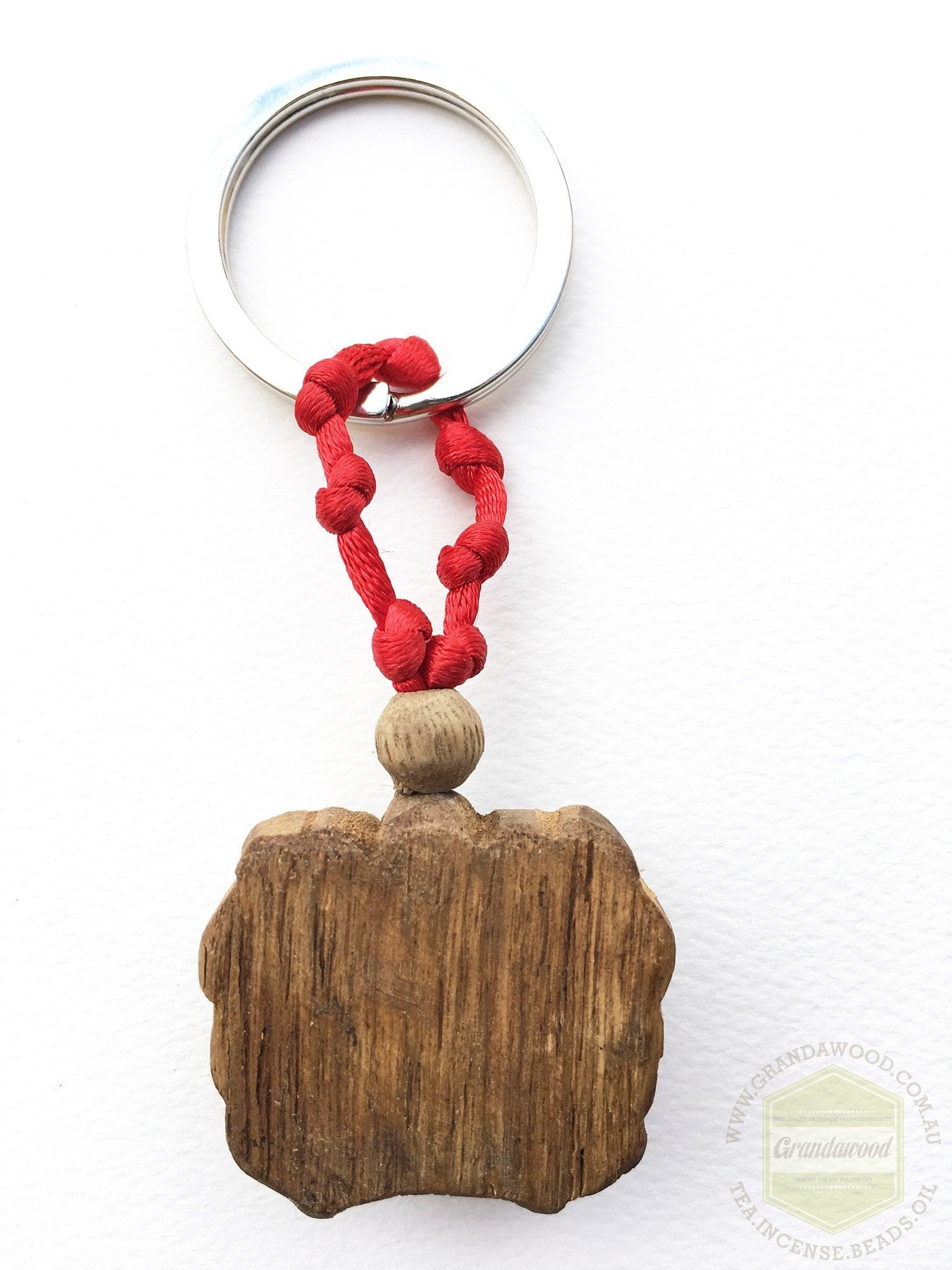 Agarwood key fob- Pair of Pi Yao (Pi Xiu) Mythical Winged Lion -