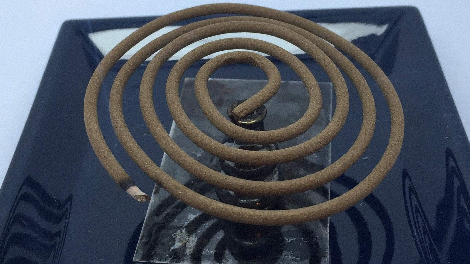 Agarwood incense coil also known as Incense Spiral - made from standard grade cultivated agarwood -