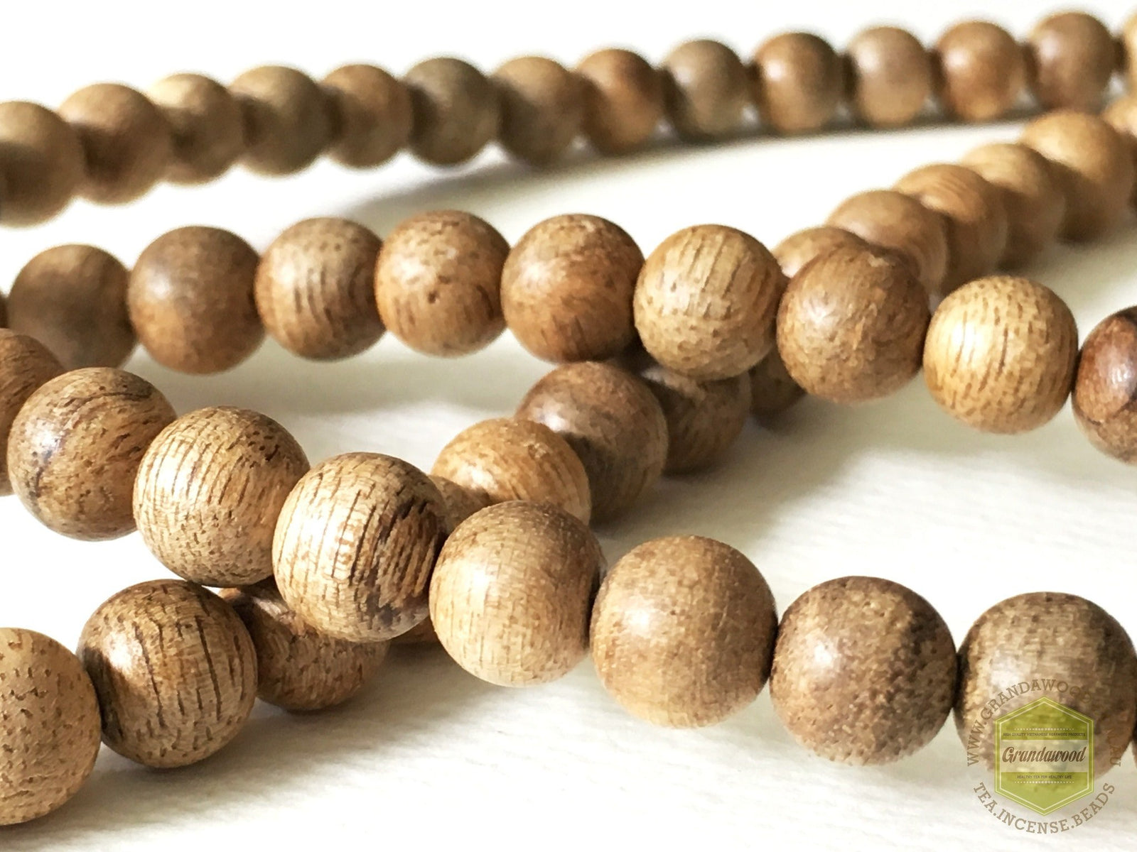 Z-Sold Out-Z- Malaysian Cultivated Agarwood Mala 108 beads 9mm Selected * -