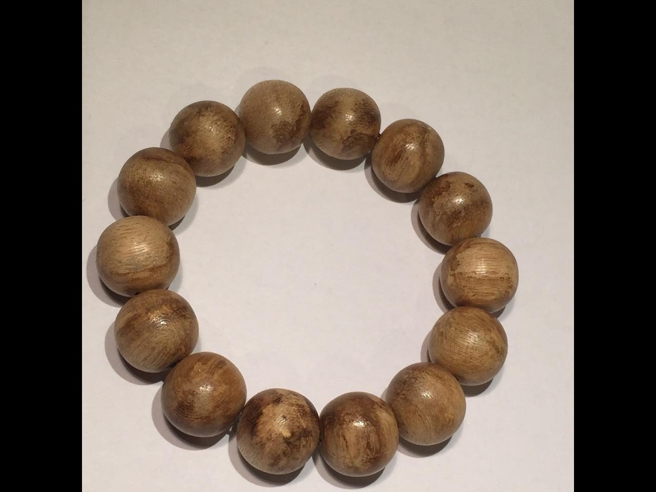 SOLD- Wild Natural Indonesia Agarwood Bracelet sm001 -