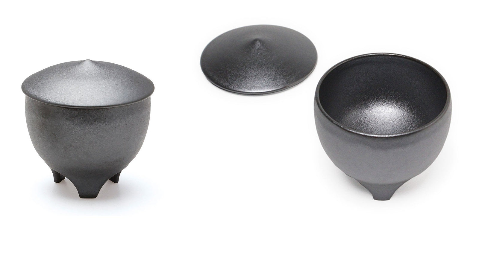 Shoyeido Porcelain Incense Burner Sumi and Oribe Green -