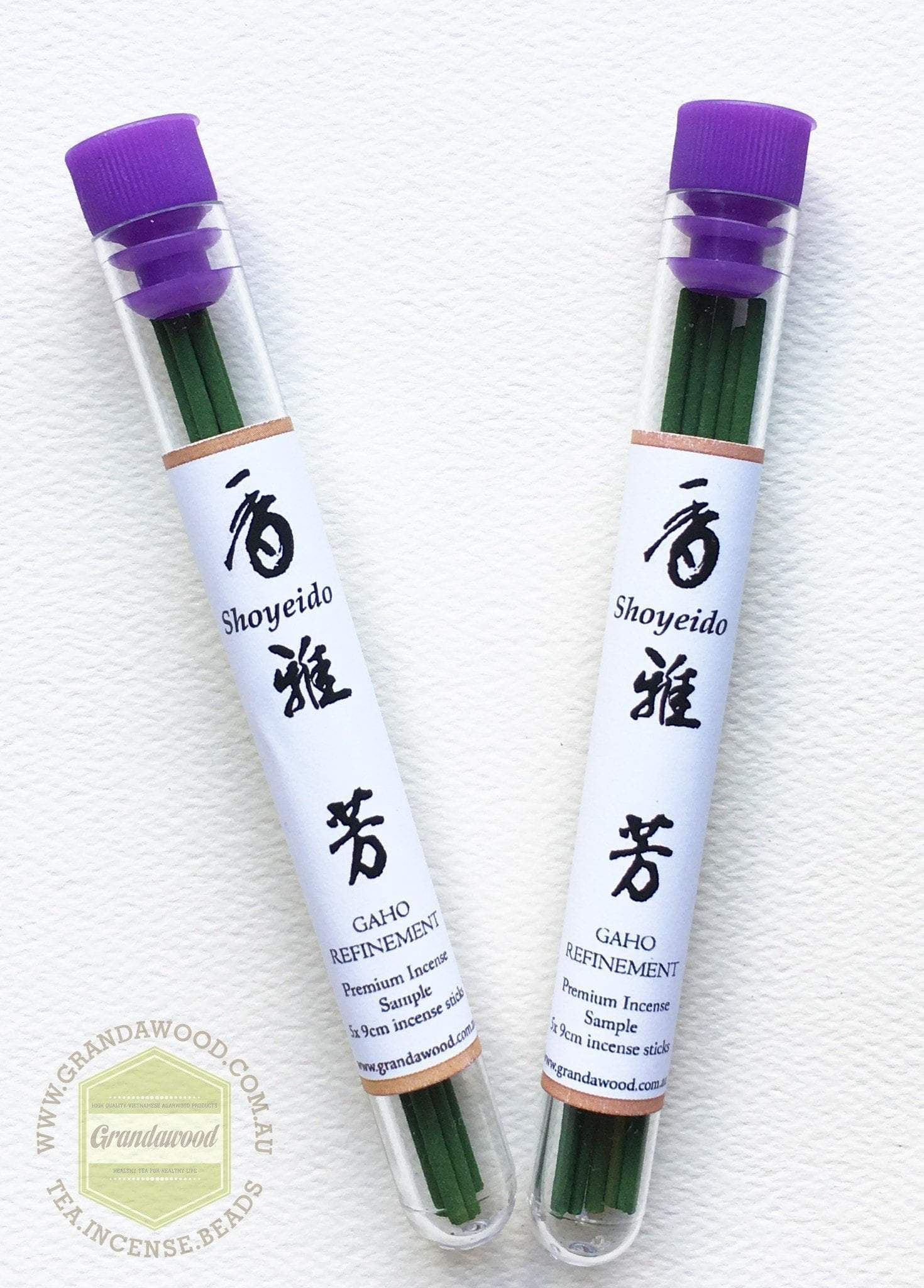 Shoyeido Premium Agarwood Incense Sample Set + Complement High Resin Cultivated Agarwood Chip -