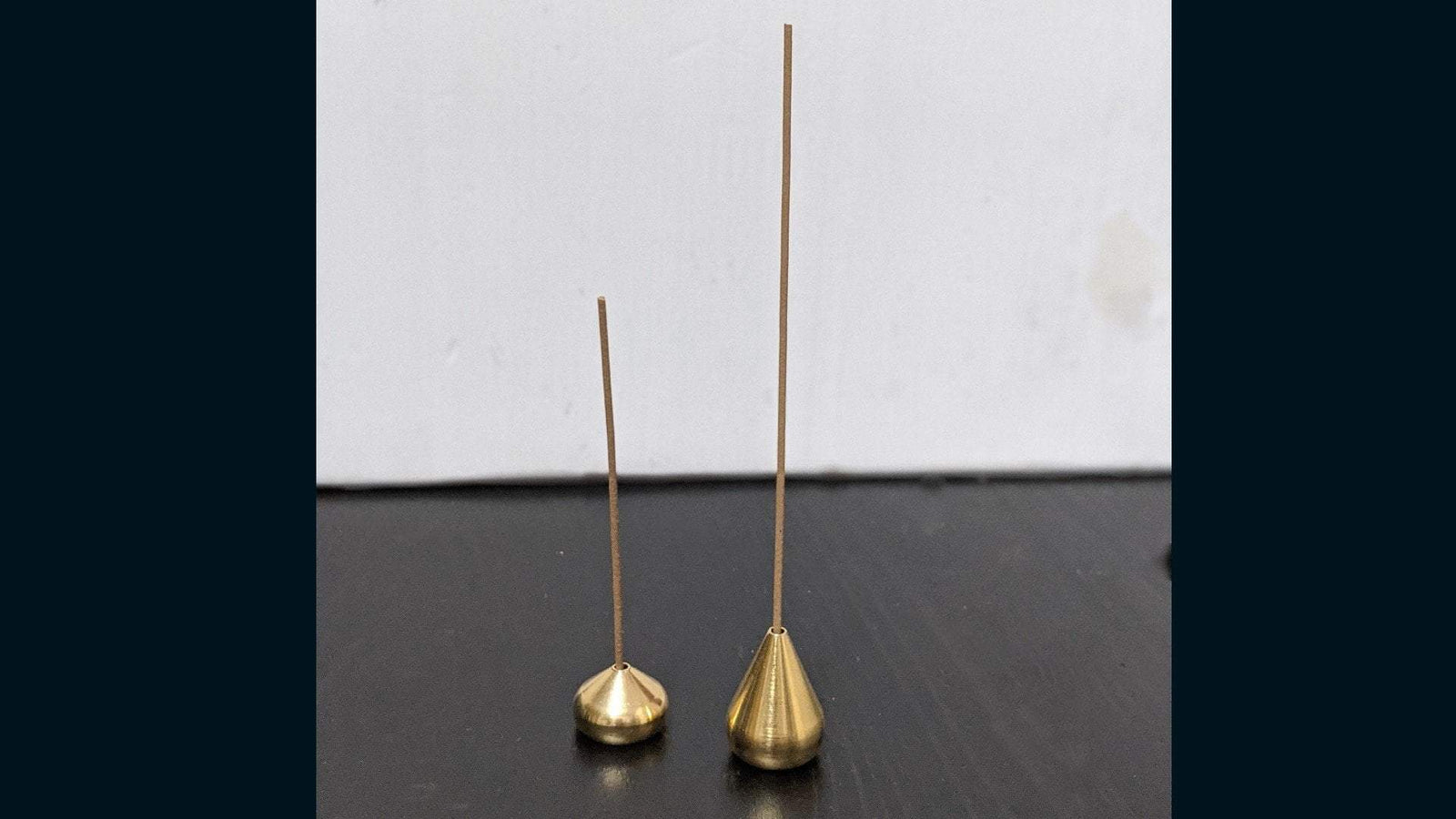 Teardrop Shape -Brass Incense Holder -