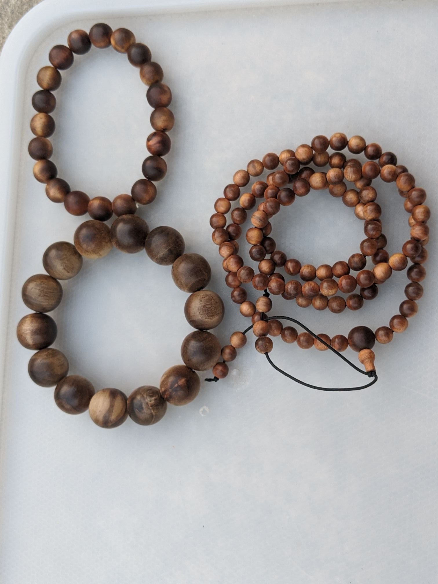 "The Beauty of the Death" Wild Aged Sandalwood beads -