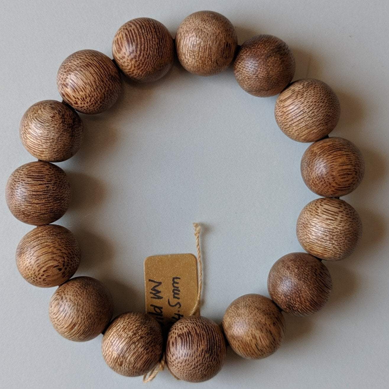 The BPB - Vietnamese Wild Agarwood Bracelet 14.5mm- 15g - 14.5mm 15 beads