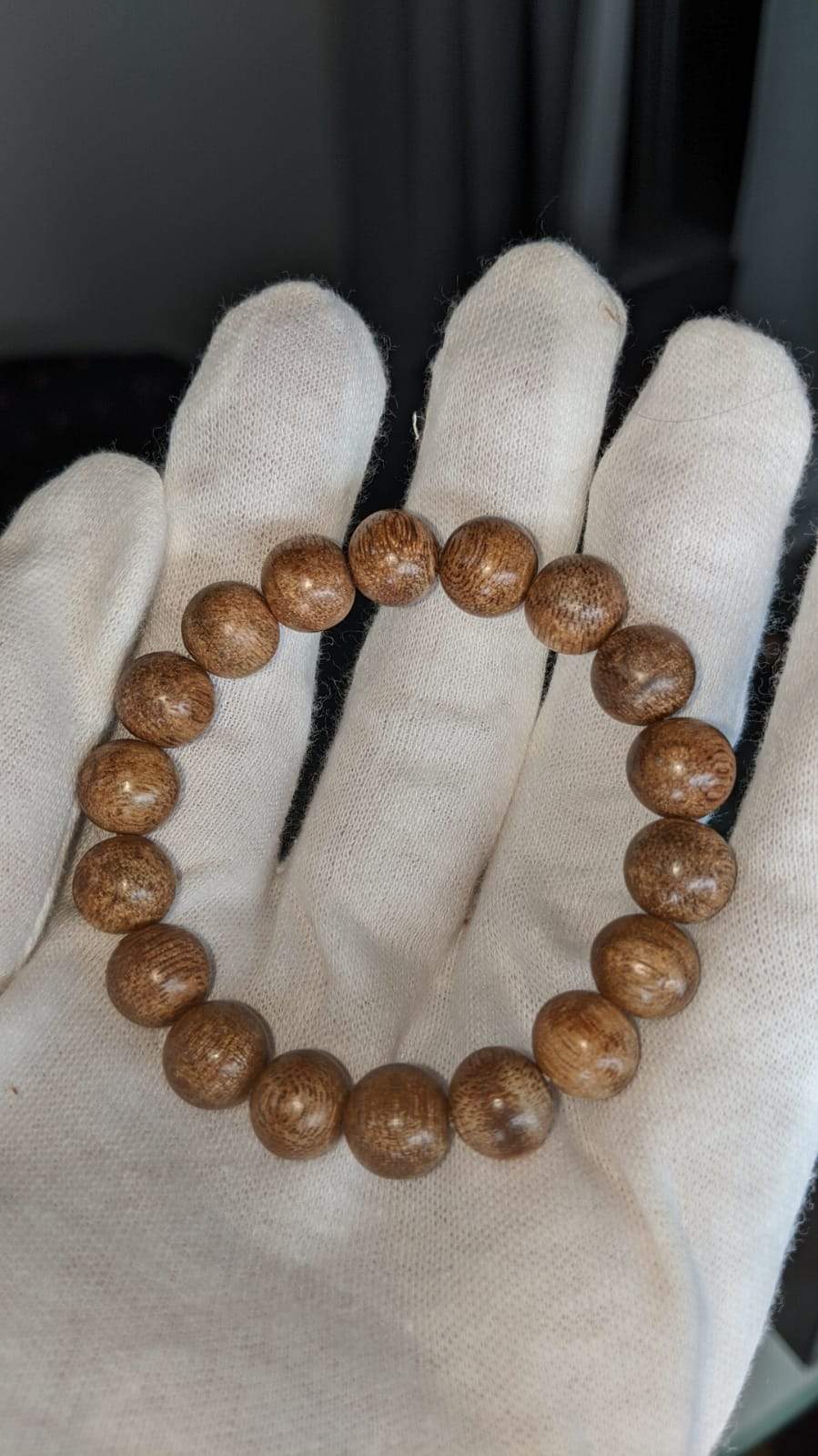 The BPB - Vietnamese Wild Agarwood Bracelet 14.5mm- 15g - 10mm 18 beads