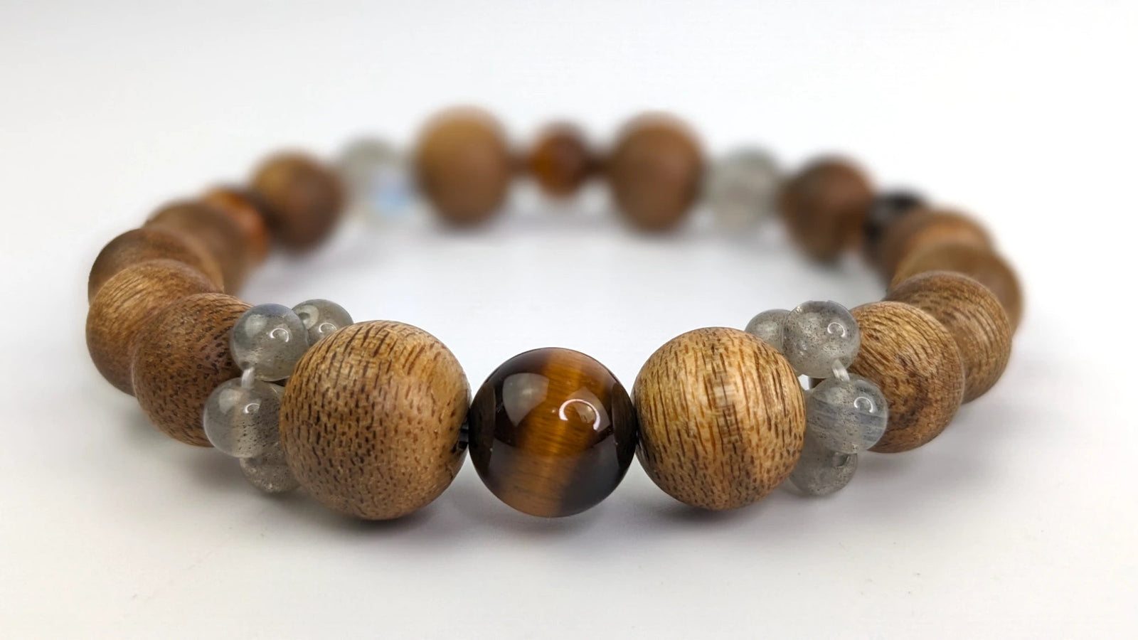 5E Metal - Shiny Path - Embrace Change Bracelet - Agarwood and Gemstone