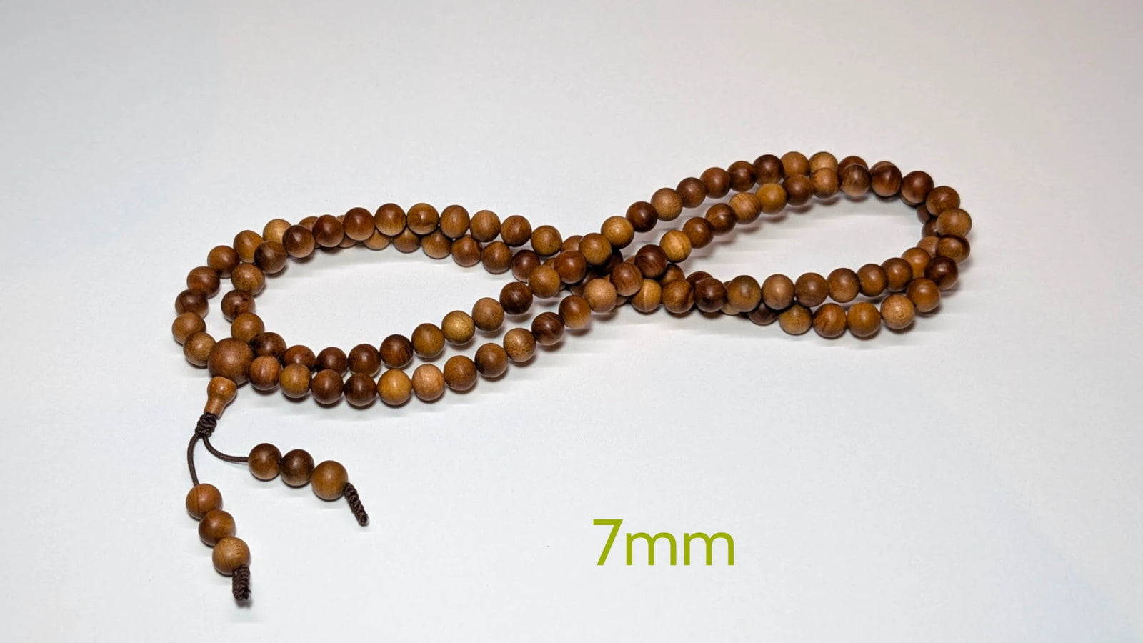 "The Ageless Mala" - Gỗ Đàn Hương Hoang Dã Mala 108 hạt 6mm và/hoặc 8mm
