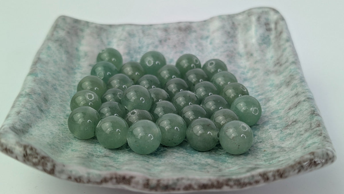 Green Aventurine beads- 10 mm