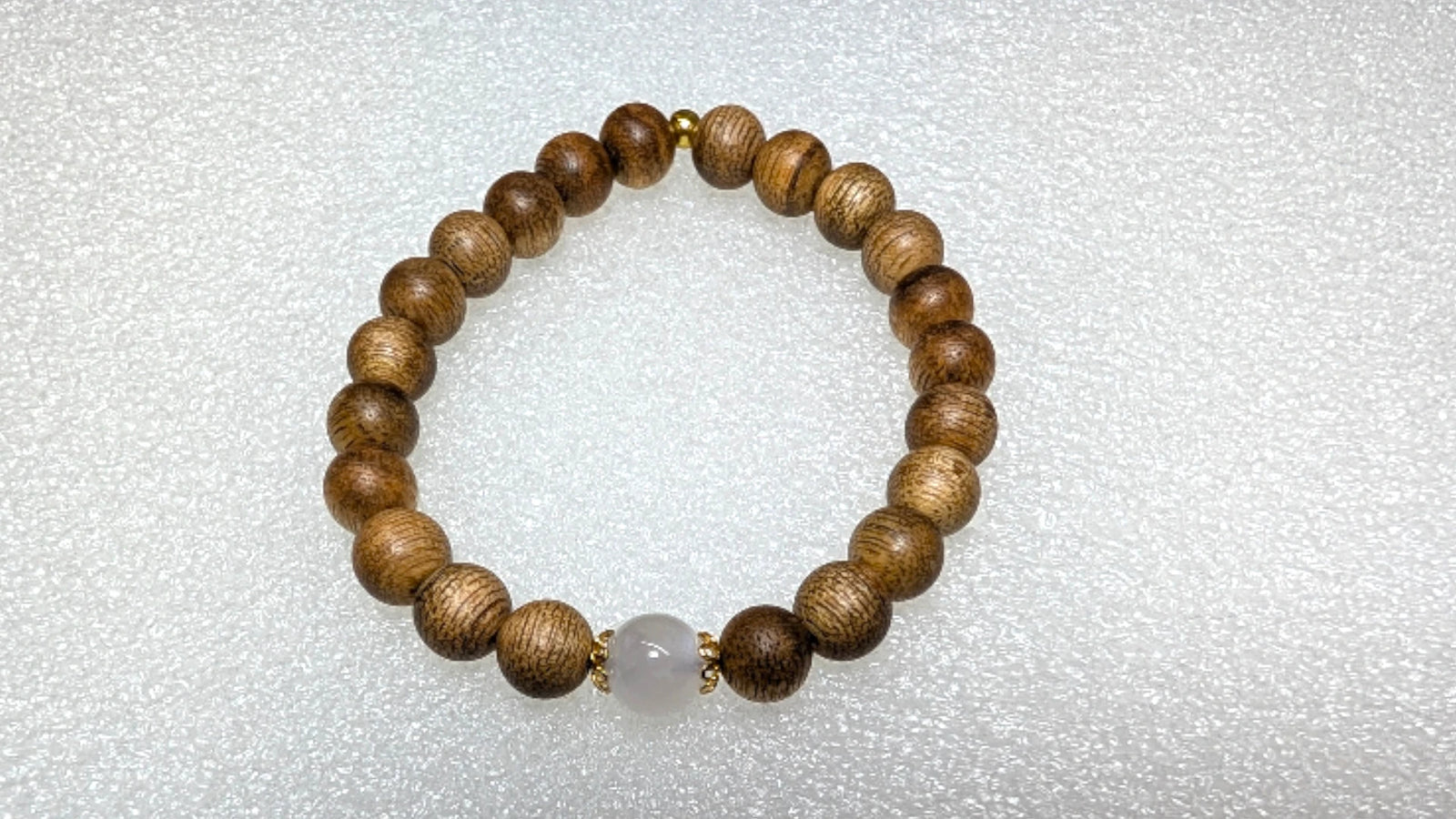 ab08-215- The Luna Serenity Made with Cultivated Agarwood and Moon stone