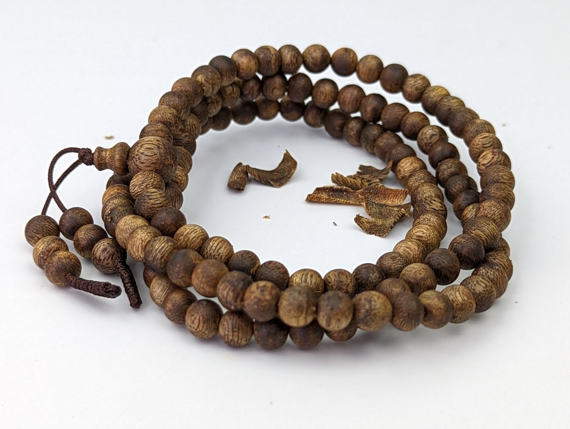 Beads 6mm - 108 mala over 10g Green Kygarwood Agarwood 108 Mala and Bracelet