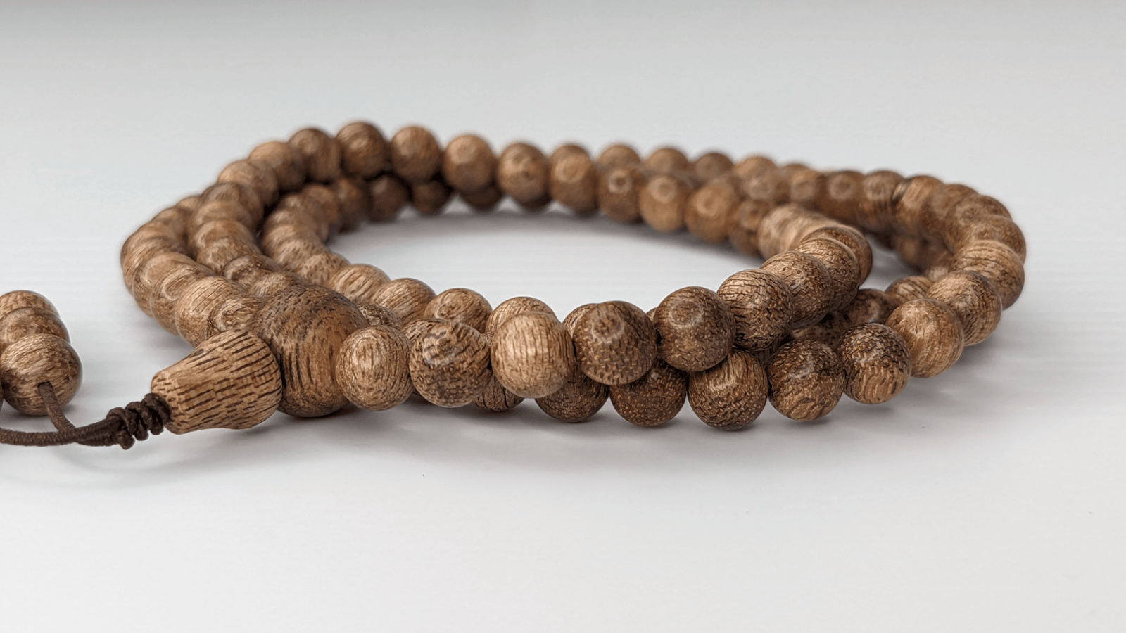 Beads BPF6 -  Wild Vietnamese Agarwood Mala 108 6mm