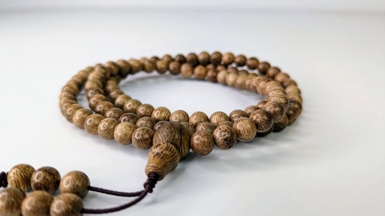 Beads BPF6 -  Wild Vietnamese Agarwood Mala 108 6mm
