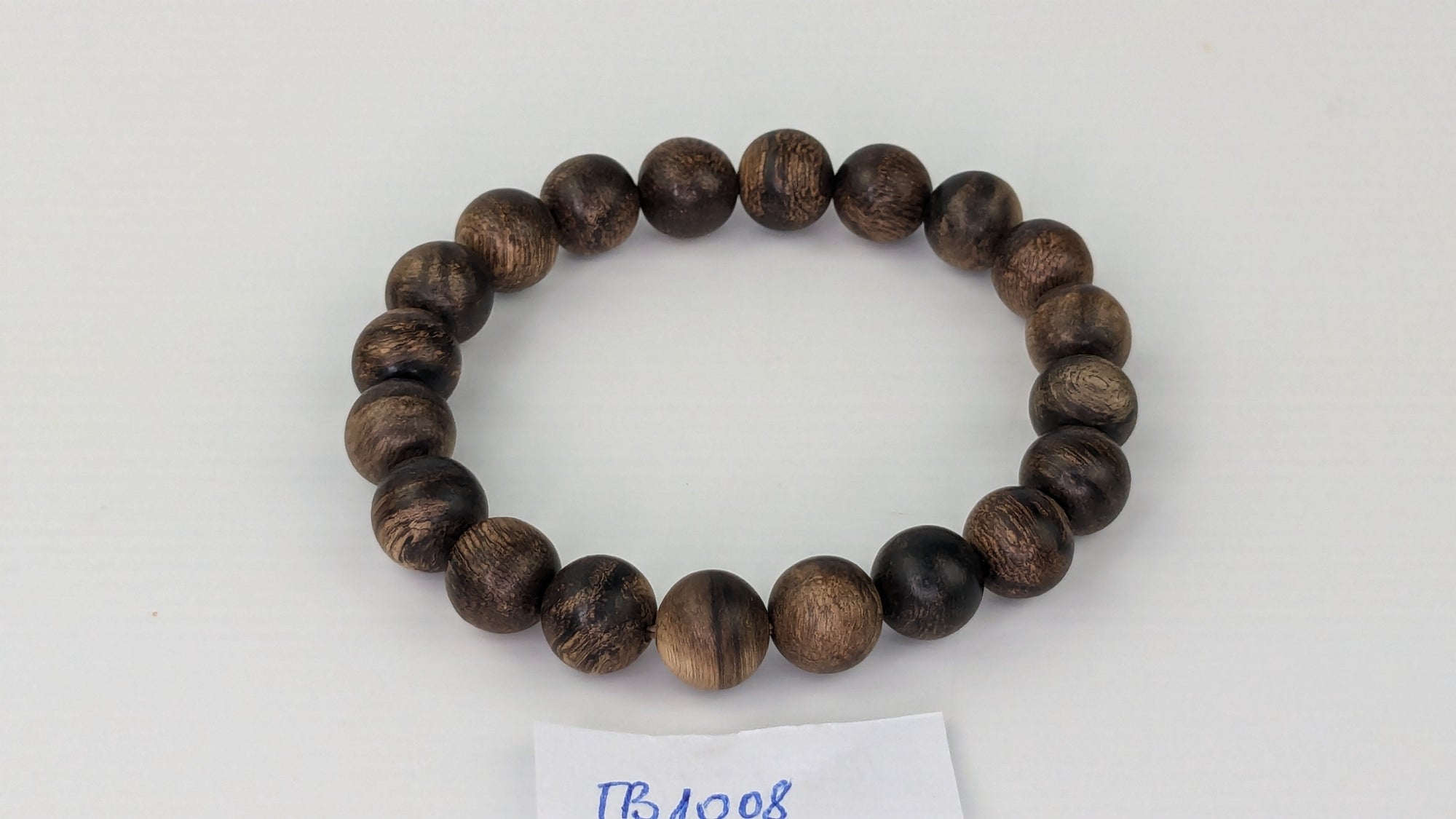 Beads Premium Handmade Wild Agarwood Bracelet 10mm 8g or 9g - Sand-polished finish