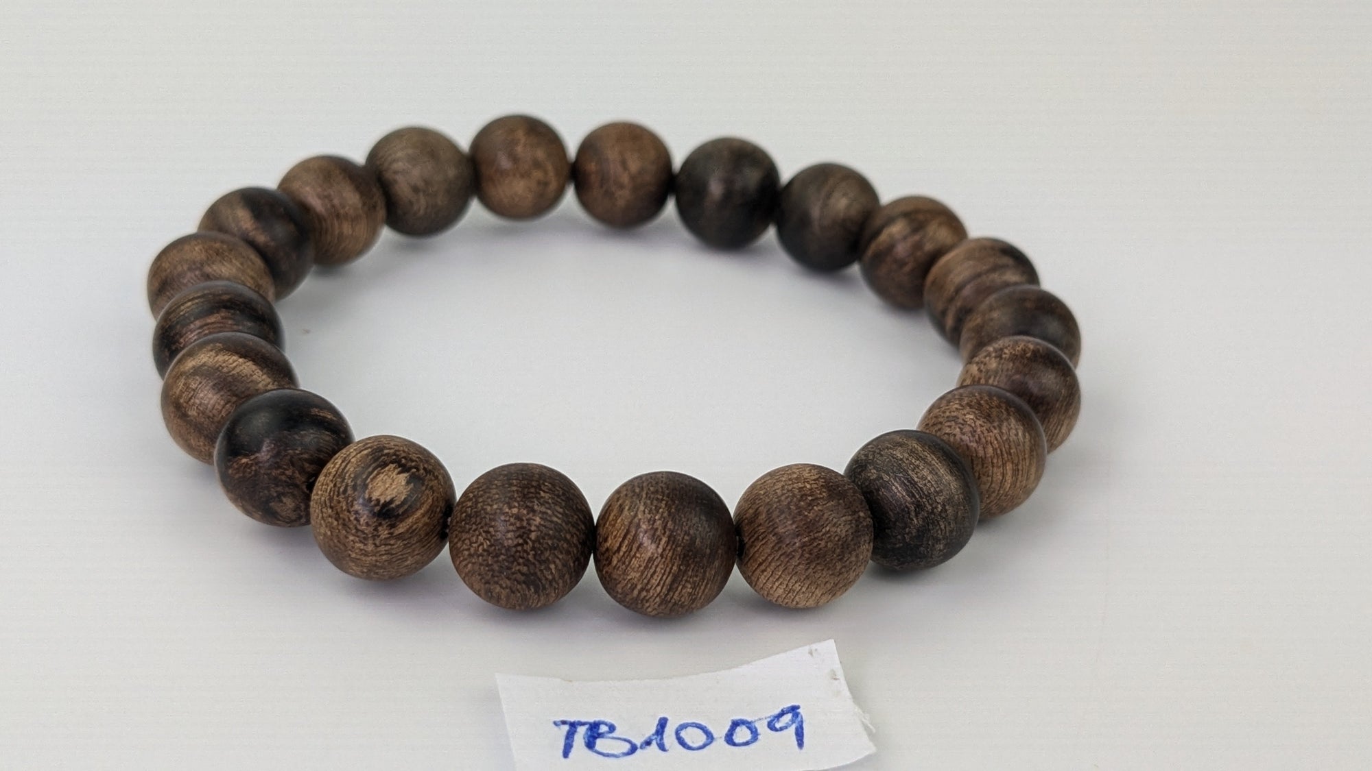 Beads Premium Handmade Wild Agarwood Bracelet 10mm 8g or 9g - Sand-polished finish