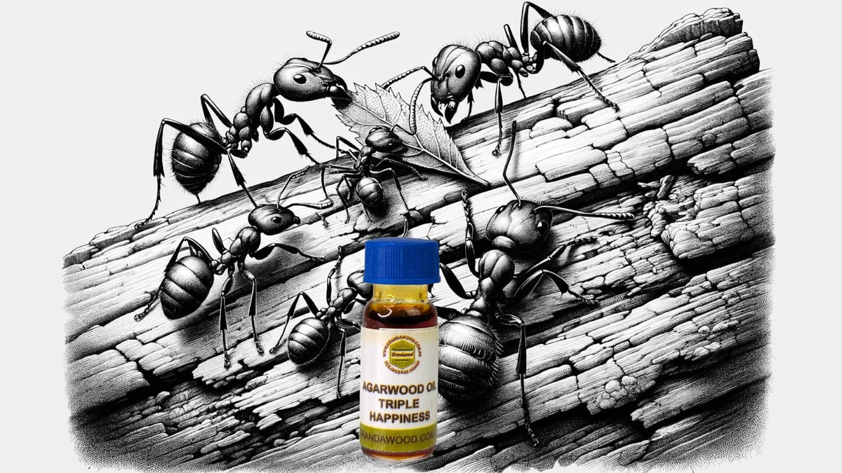 Co2 Oud oil Triple Happiness- Wild Agarwood / 1.5g *New* The Heaven Smoke- 100% Pure Cutlivated Agarwood Oil (Oud)- Co2 Supercritical Fluid Extraction