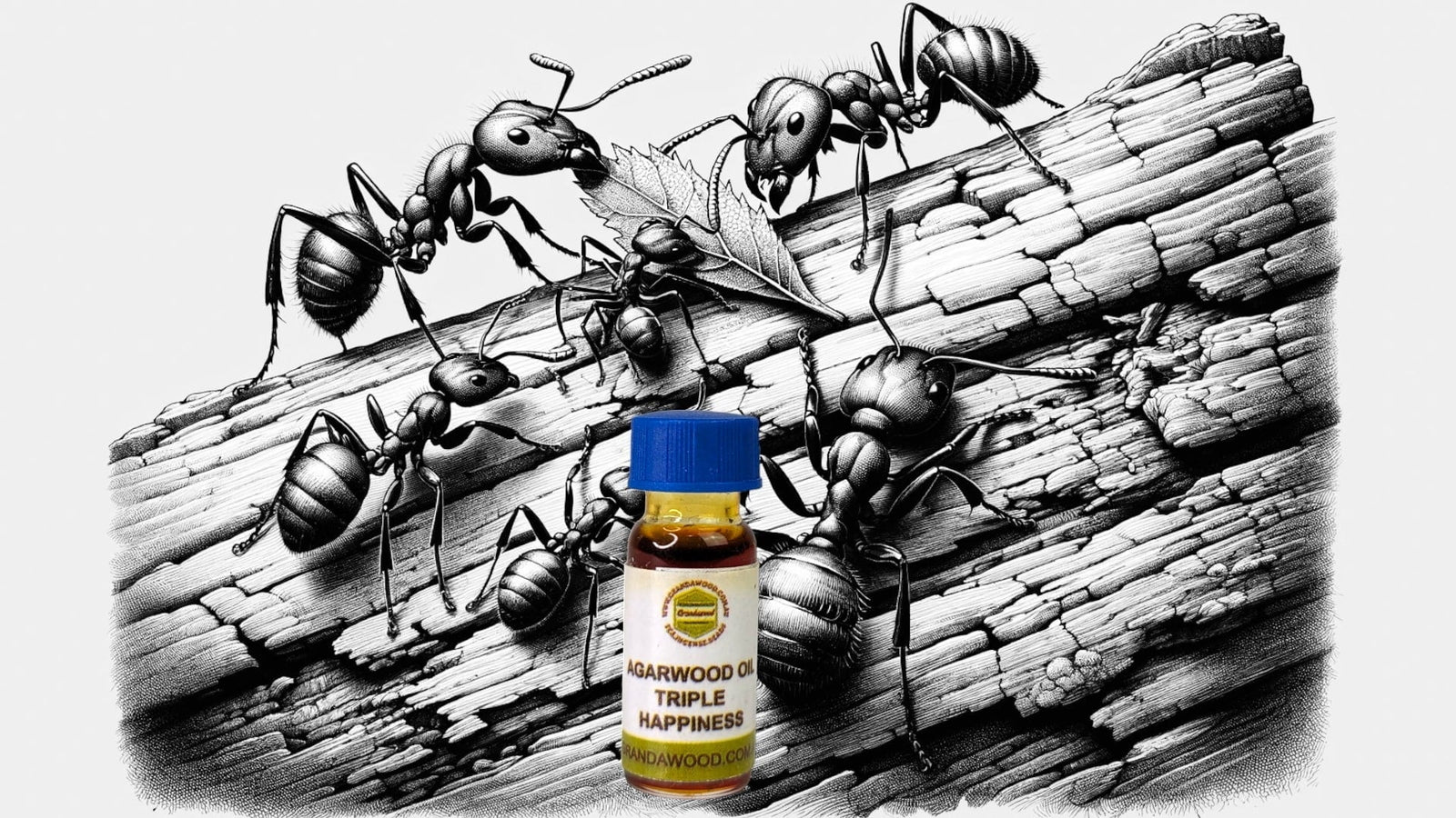 Co2 Oud oil Triple Happiness- Wild Agarwood / 1.5g *New* The Heaven Smoke- 100% Pure Cutlivated Agarwood Oil (Oud)- Co2 Supercritical Fluid Extraction