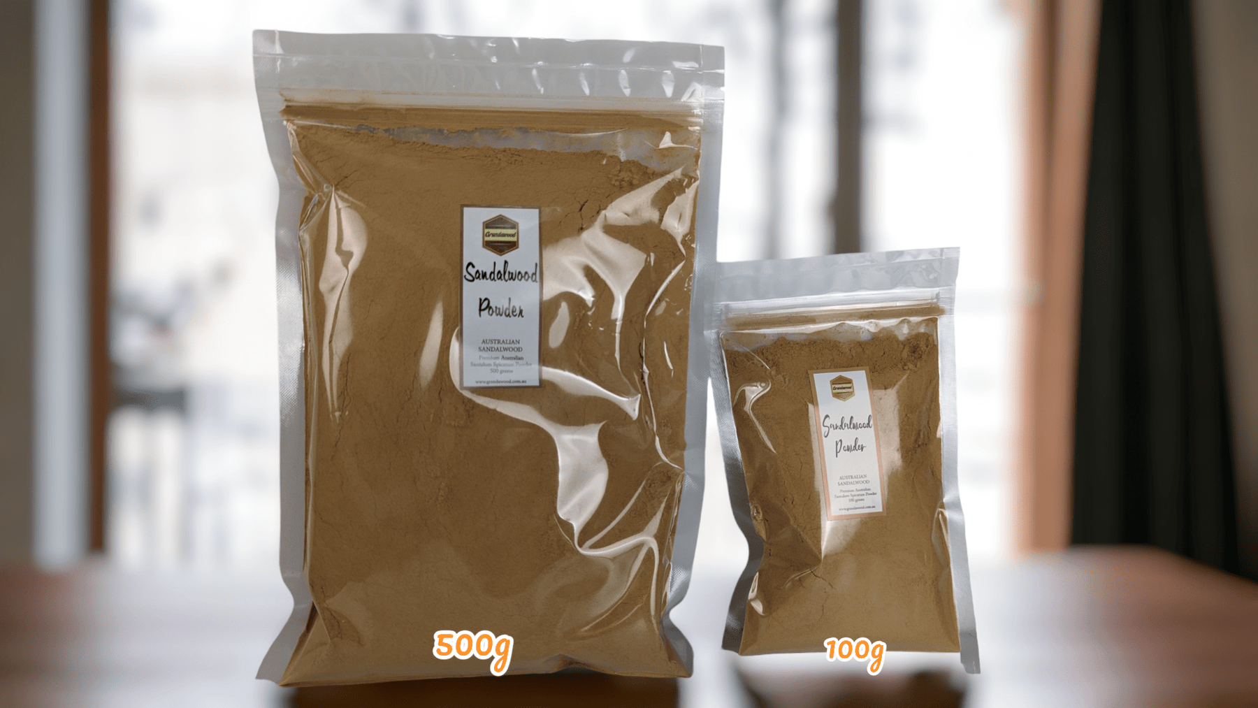 Golden Harvest Premium Australian Sandalwood Powder - Grandawood- Agarwood