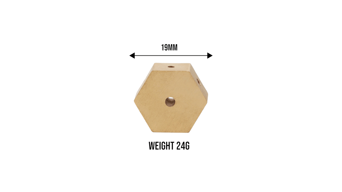 Hexagon Brass Incense holder