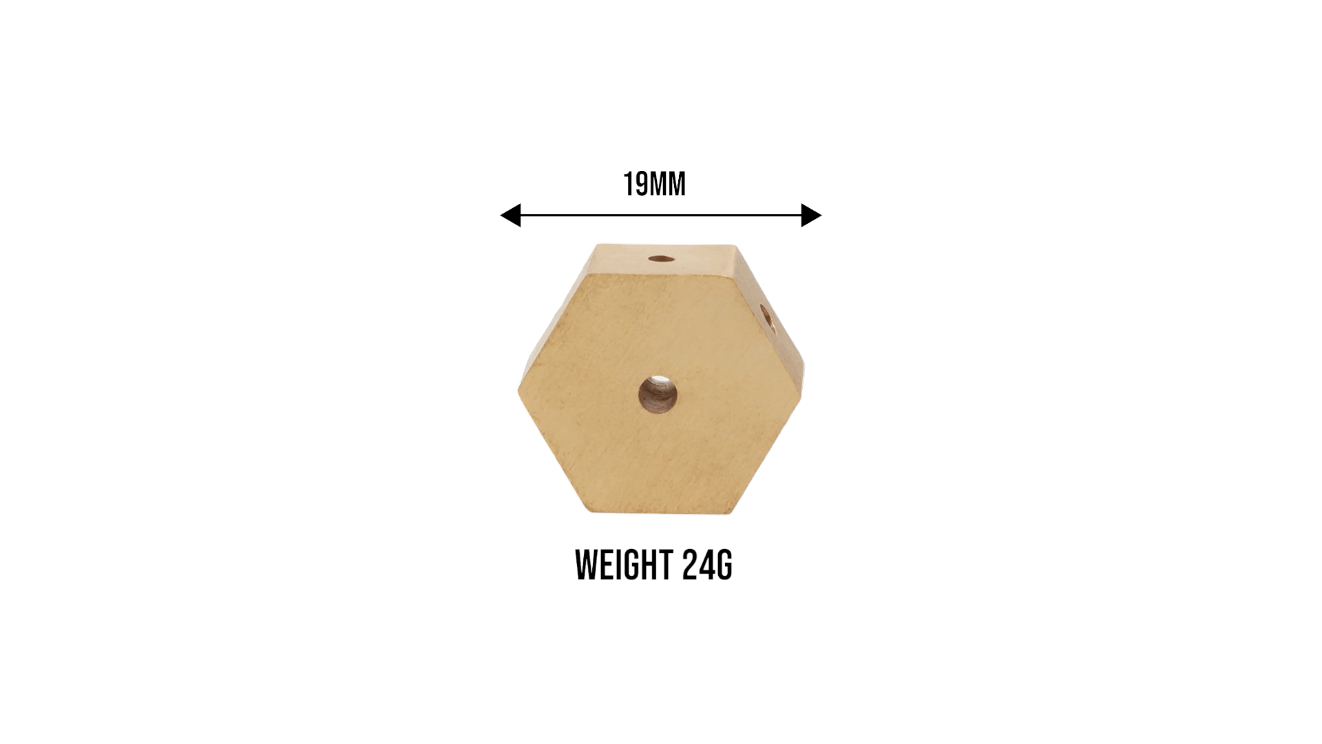 Hexagon Brass Incense holder