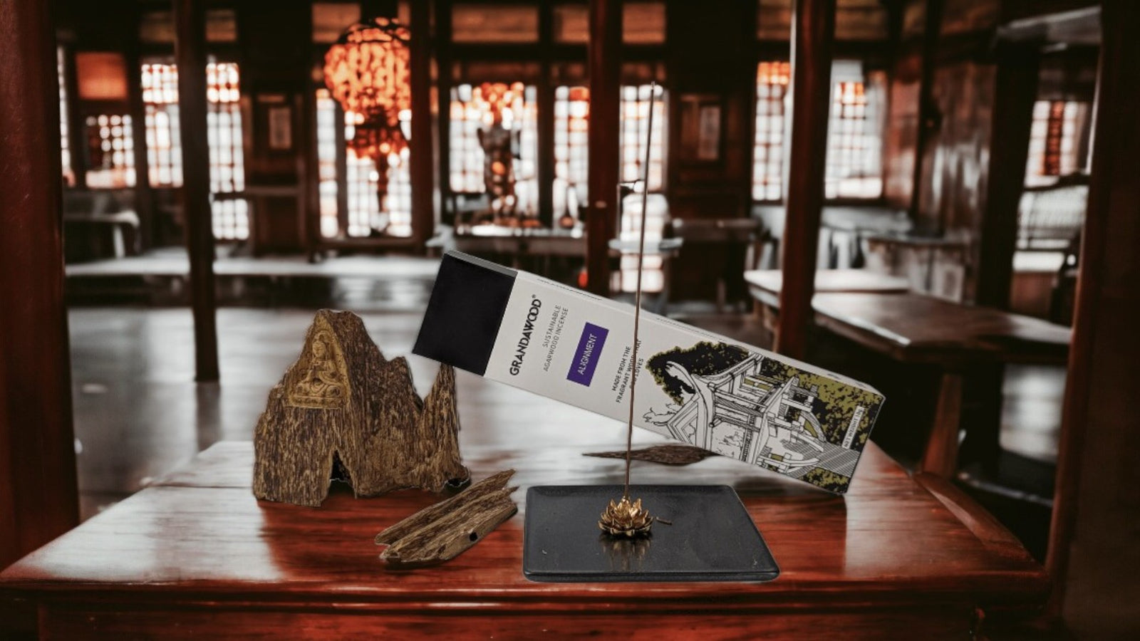 Alignment- Grandawood Sustainable Wild Agarwood Incense 沉香香