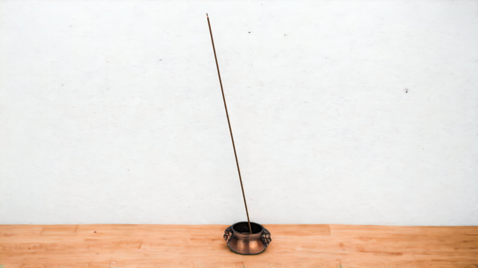 Mini Cauldron Copper Incense holder 4cm -