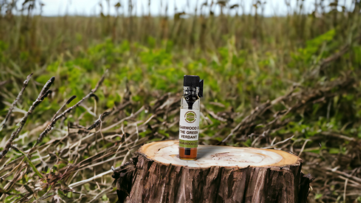 The Green Verdant- 100% Pure Cultivated Agarwood Oil (Oud) Oil - 0.5ml