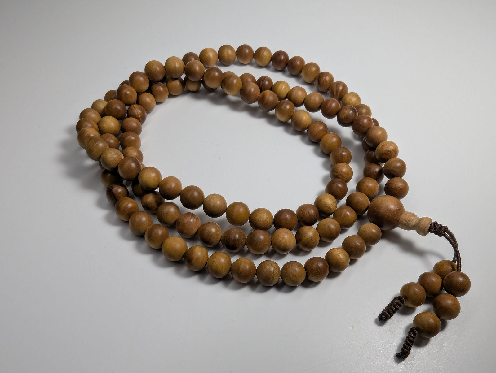 "The Ageless mala " - Wild Aged Sandalwood Mala 108 beads 6mm and/or 8mm
