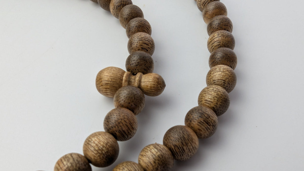 Custom-made Agarwood Tasbih 99 beads + 6 counting beads