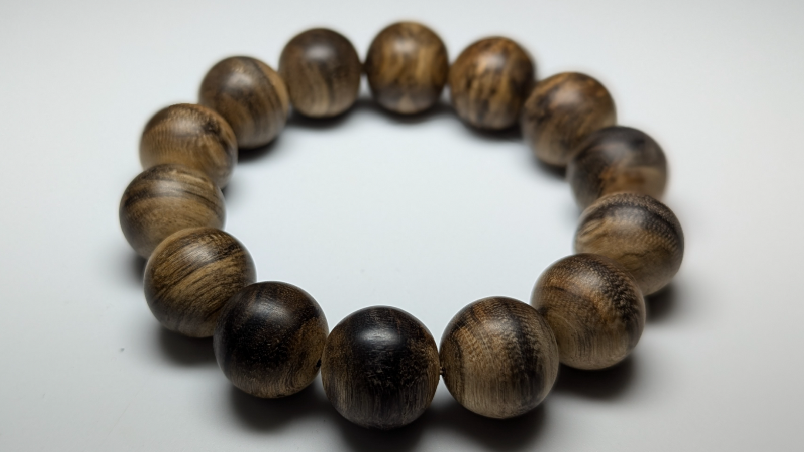 TBS 1635- Wild Sinking Agarwood Bracelet 16mm 35g