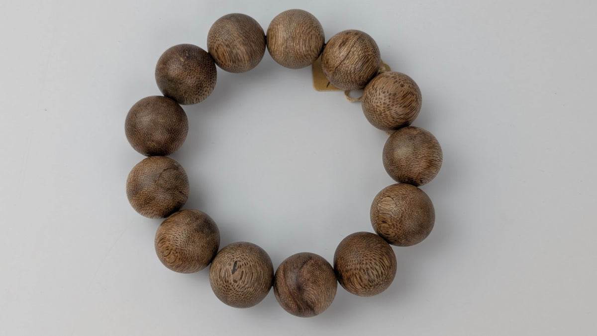 BF1825 - 越南野生沉香手链 25克 18毫米 13颗珠子