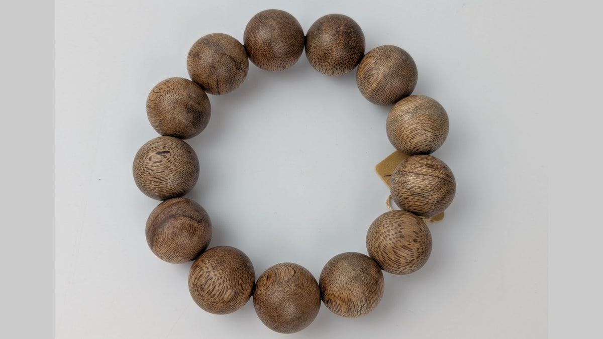 BF1825 - 越南野生沉香手链 25克 18毫米 13颗珠子