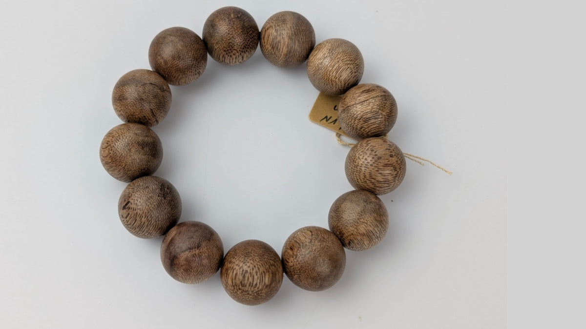 BF1825 - 越南野生沉香手链 25克 18毫米 13颗珠子