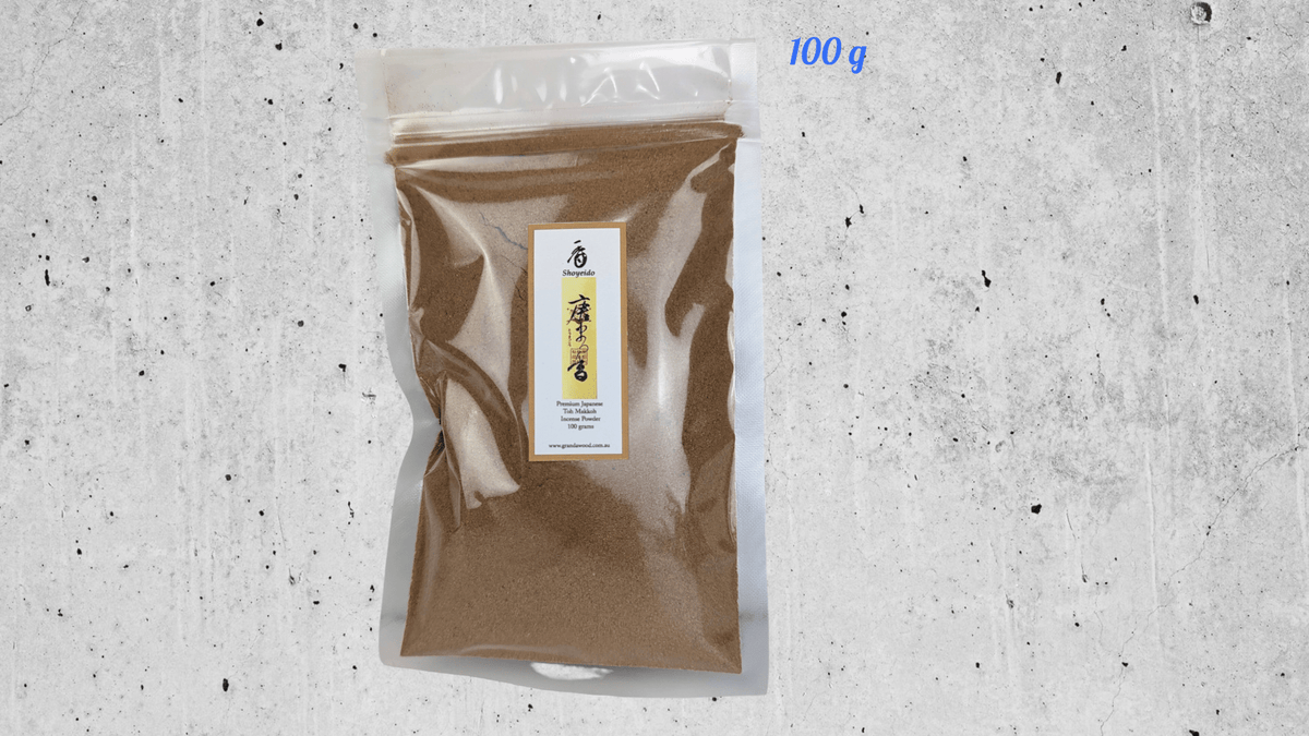 Shoyeido Premium Toh Makkoh Incense Powder 100g and/or 500g - 100g