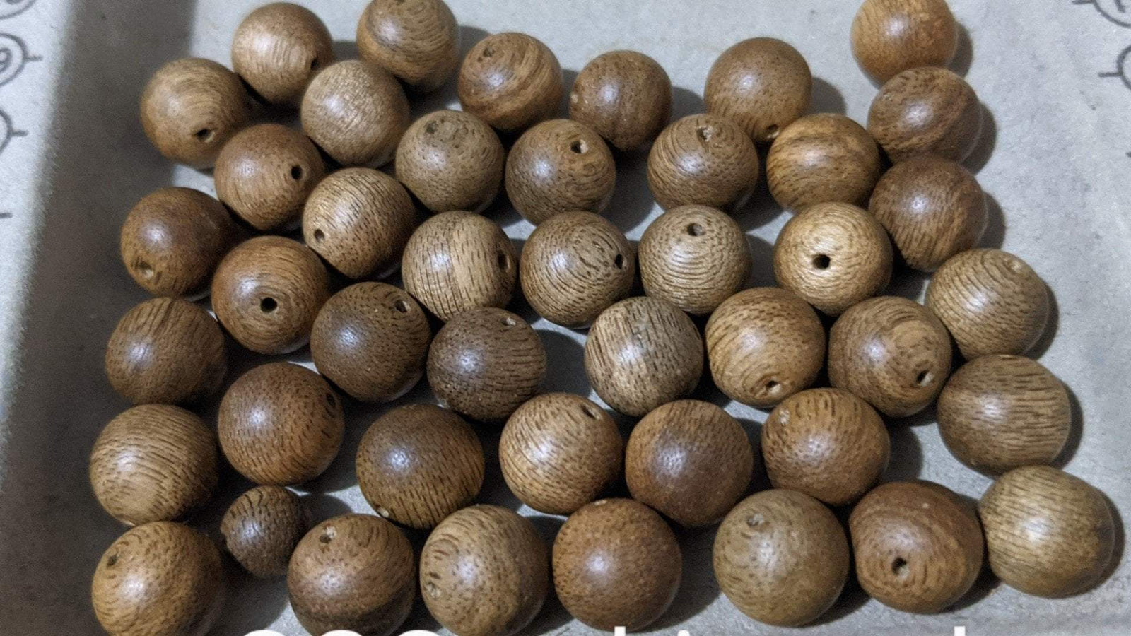 12 Premium Cultivated Agarwood Beads (mala and bracelet size) - The GGG -