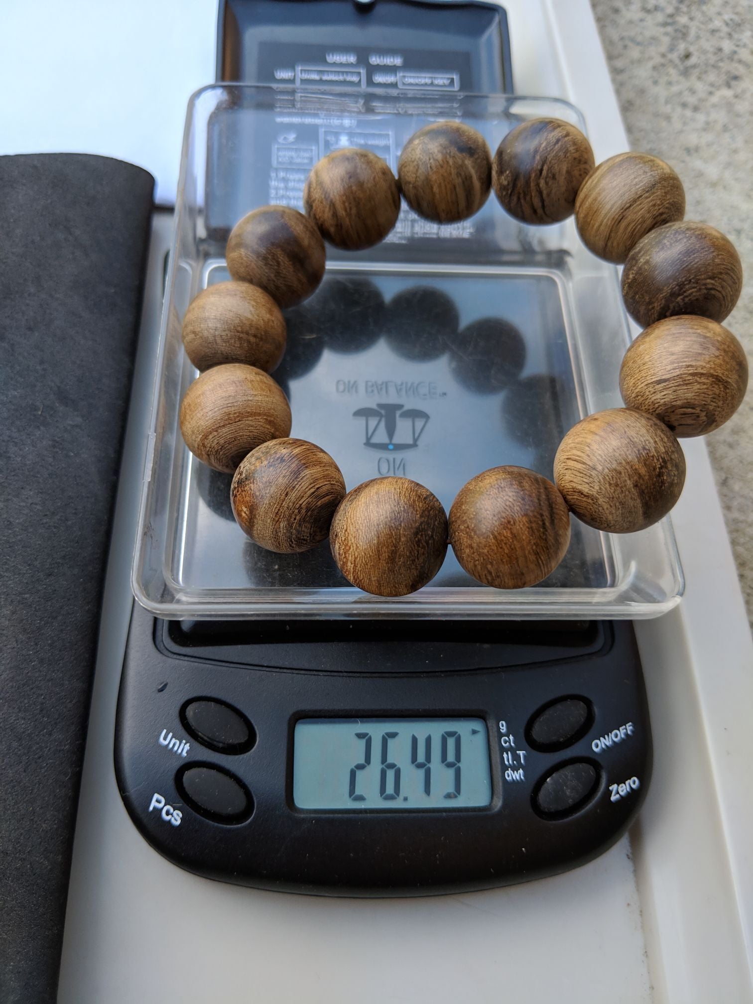 Multiple Wild Agarwood bracelets weight around 25g 18mm - 26g