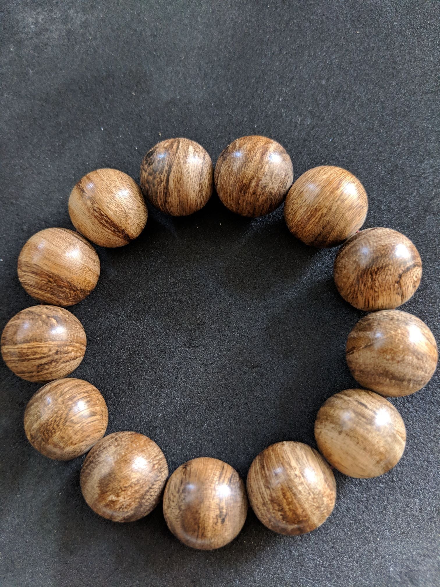Multiple Wild Agarwood bracelets weight around 25g 18mm -