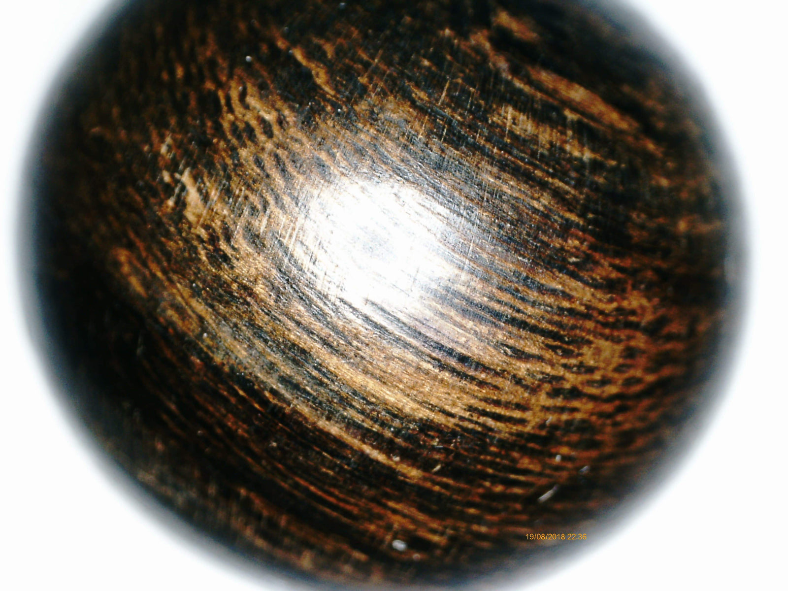 SOLD Customised sinking agarwood beads: The Descending Treasure Wild Agarwood Bracelet 32g 16mm 14 beads -