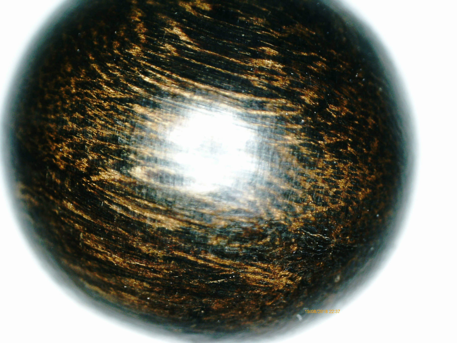 SOLD Customised sinking agarwood beads: The Descending Treasure Wild Agarwood Bracelet 32g 16mm 14 beads -