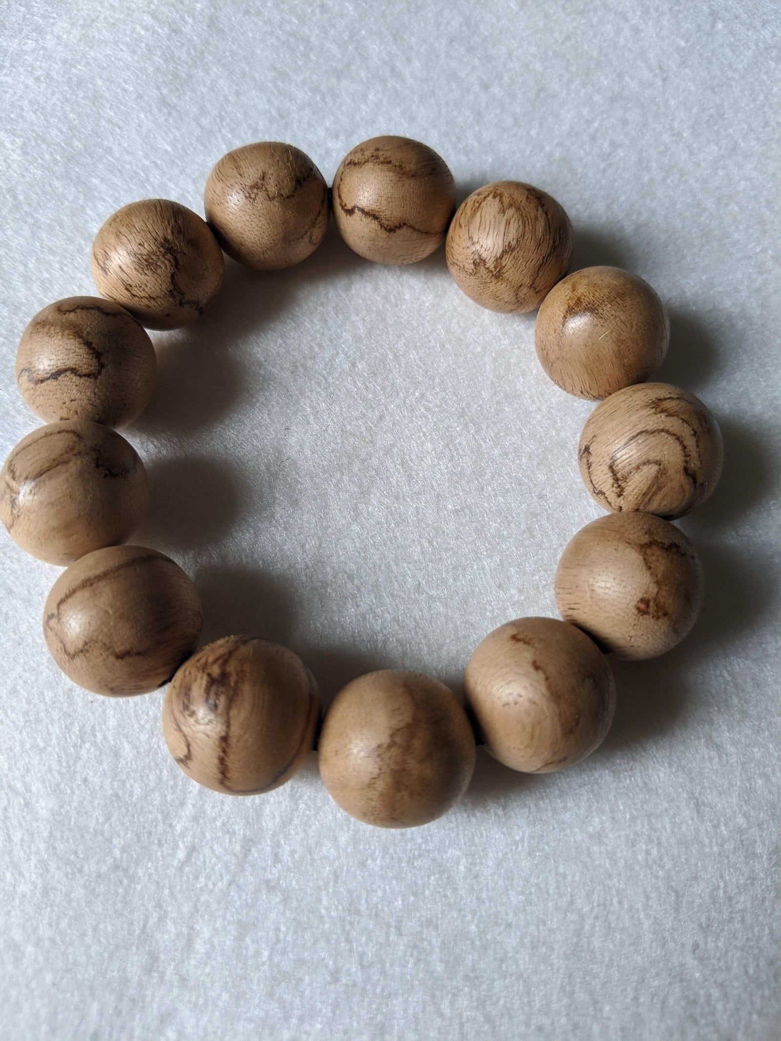 ZZ SOLD ZZ 18mm 12g Tiger Skin Pattern Wild Agarwood Bracelet -