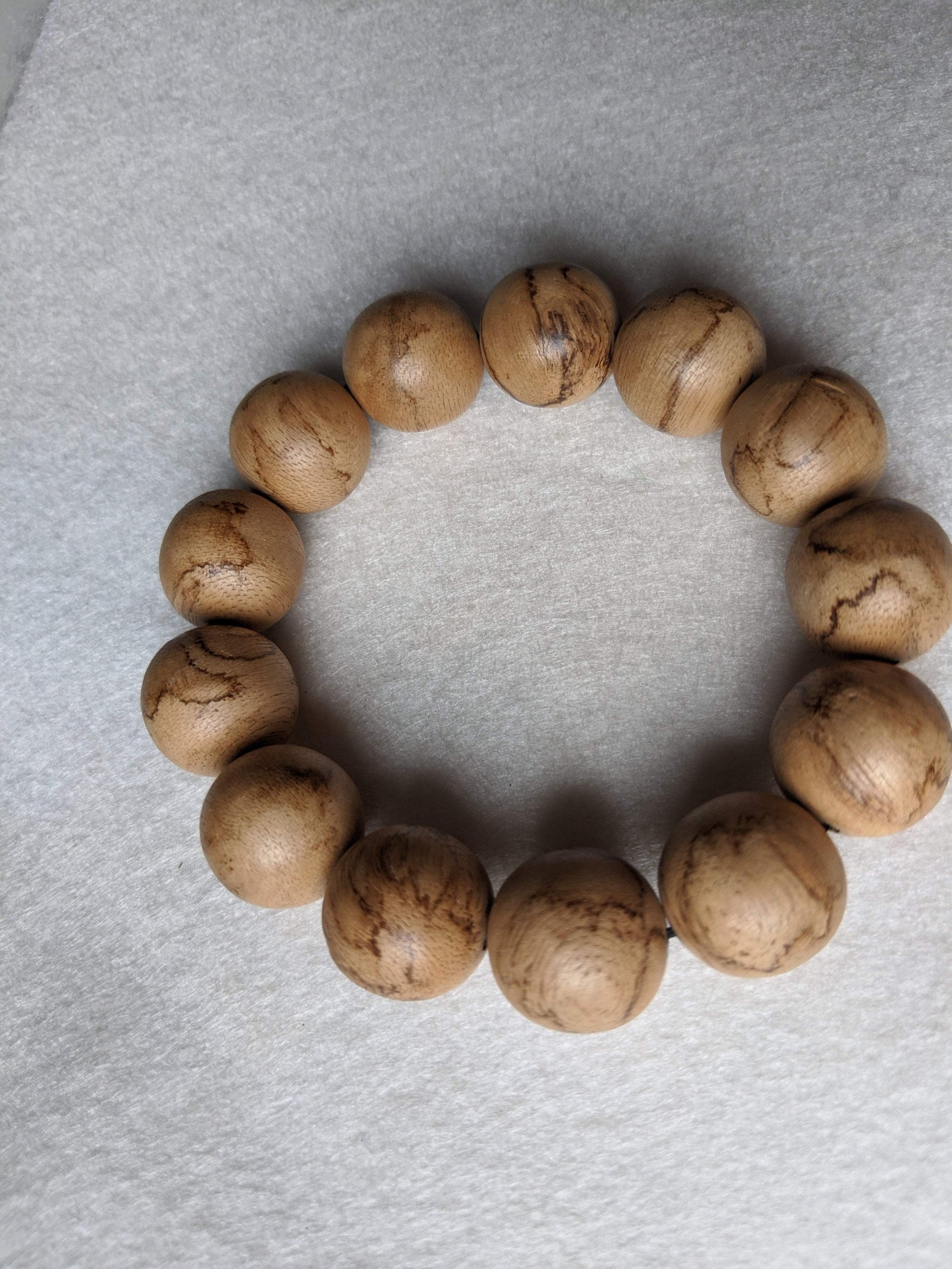 ZZ SOLD ZZ 18mm 12g Tiger Skin Pattern Wild Agarwood Bracelet -
