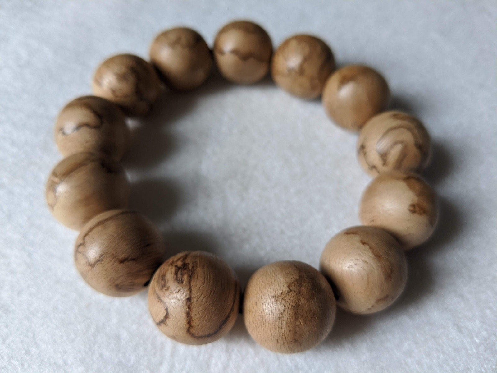 ZZ SOLD ZZ 18mm 12g Tiger Skin Pattern Wild Agarwood Bracelet -