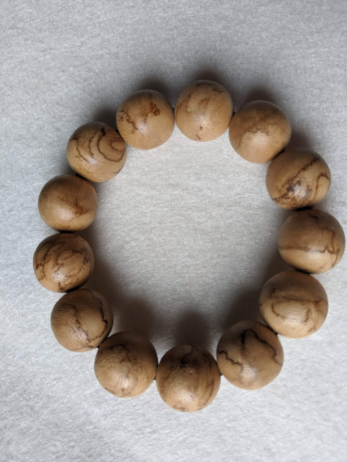 ZZ SOLD ZZ 18mm 12g Tiger Skin Pattern Wild Agarwood Bracelet -