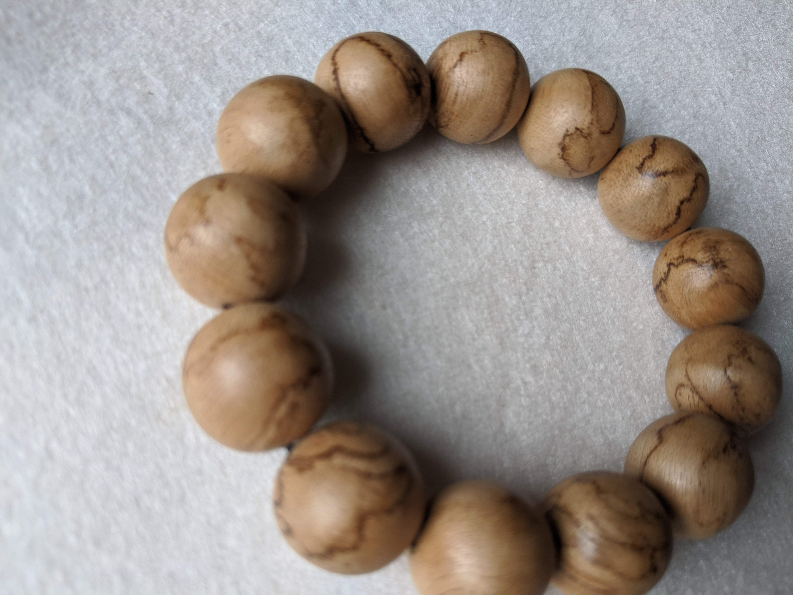 ZZ SOLD ZZ 18mm 12g Tiger Skin Pattern Wild Agarwood Bracelet -
