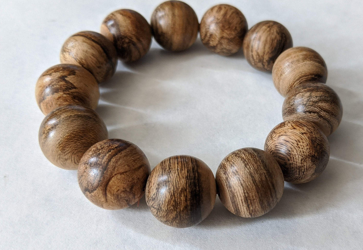 D Wild Agarwood Bracelet Borneo 18mm 25g -
