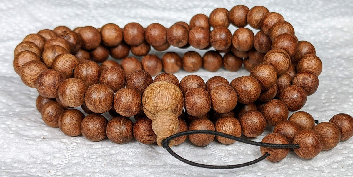 *New* Dusky Red 108 Mala- made from Ambon Island Wild Agarwood 15g 8mm -